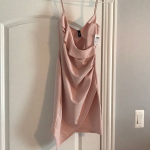 Blush mini dress